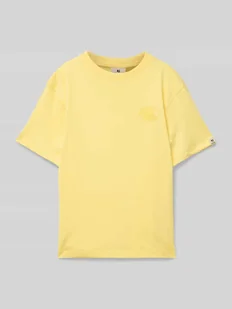 T-shirt z detalem z logo - Koszulki dla chłopców - miniaturka - grafika 1