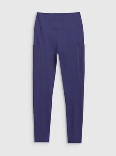 Damskie legginsy treningowe 4F 4FWSS25TFTIF304 - granatowe - Legginsy - miniaturka - grafika 1