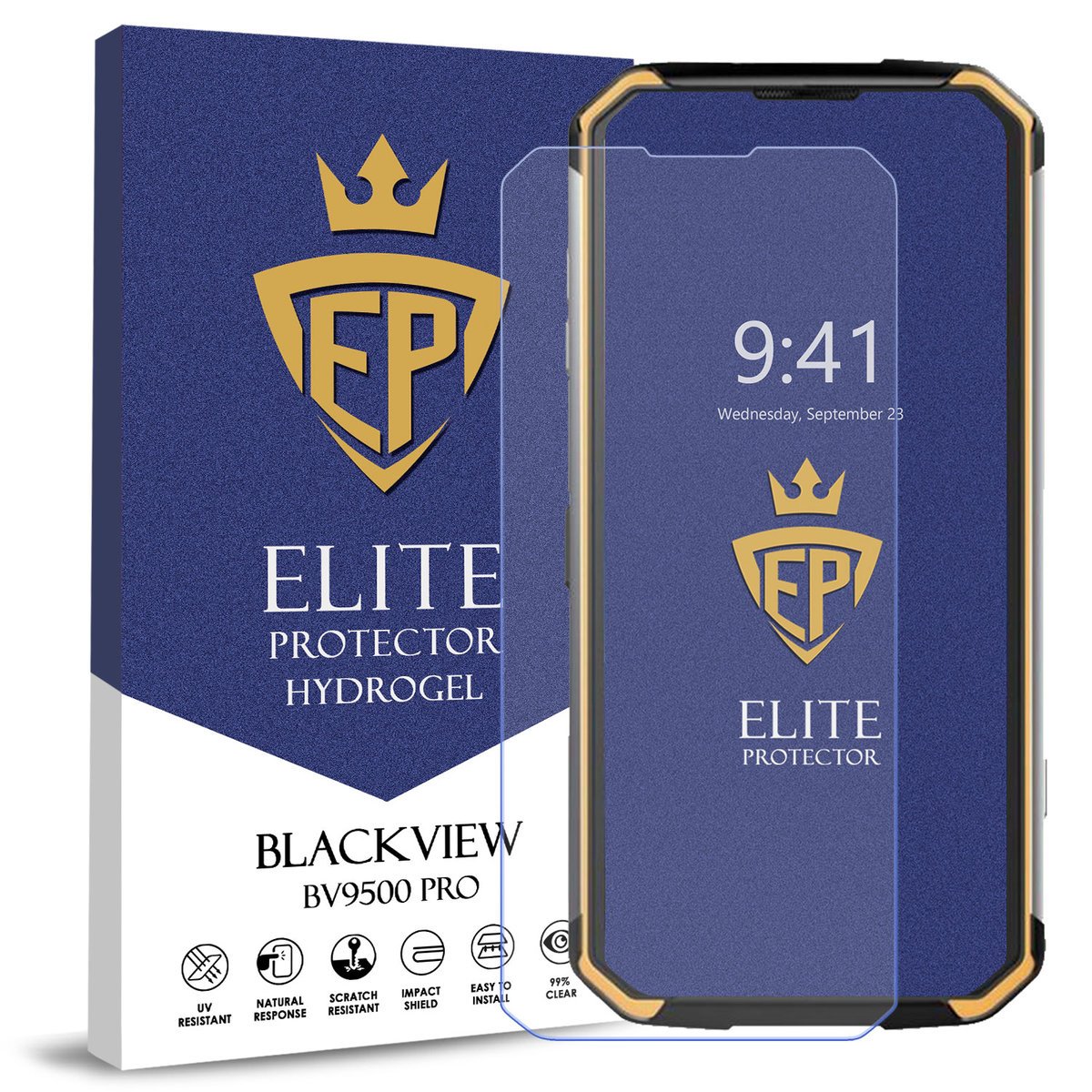 FOLIA 5D CAŁY EKRAN NA TELEFON DO BLACKVIEW BV9500 PRO HYDROŻELOWA ORYGINAŁ