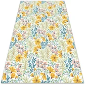 Dywany - Modny uniwersalny dywan winylowy Wiosenne kwiatki 60x90 cm - miniaturka - grafika 1