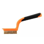 Nożyczki krawieckie - NEO Szczotka druciana Szczotka druciana drut mosiężny 5x11 rzędów 39-031 - miniaturka - grafika 1