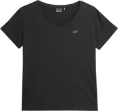 Bluzki damskie - Koszulka damska 4F F0908 czarna 4FAW23TTSHF0908 20S-2XL - miniaturka - grafika 1