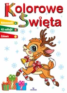Kolorowanki, wyklejanki - Kolorowe Święta. Kolorowanka - Monika Matusiak - miniaturka - grafika 1