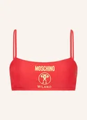 Stroje kąpielowe - Moschino Góra Od Bikini Bustier rot - MOSCHINO - miniaturka - grafika 1