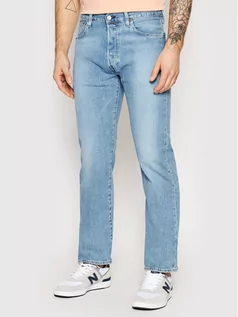 Spodnie męskie - Levi's Jeansy 501 00501-3267 Niebieski Original Fit - grafika 1