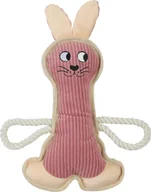Zabawki dla psów - ZOLUX Zabawka dla psa wytrzymała Królik BUDDY 33 cm - różowy - miniaturka - grafika 1