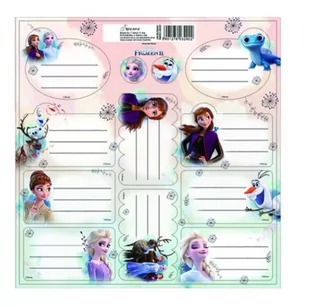 Beniamin Naklejki na zeszyty Frozen II - Szkolne artykuły papiernicze - miniaturka - grafika 1