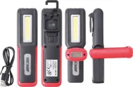 Latarki - Kraftmann Latarka COB + LED, aku B.9651 - miniaturka - grafika 1