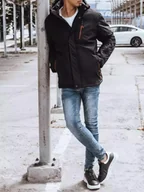 Kurtki męskie - Kurtka męska zimowa czarna Dstreet TX4239-XXL - miniaturka - grafika 1