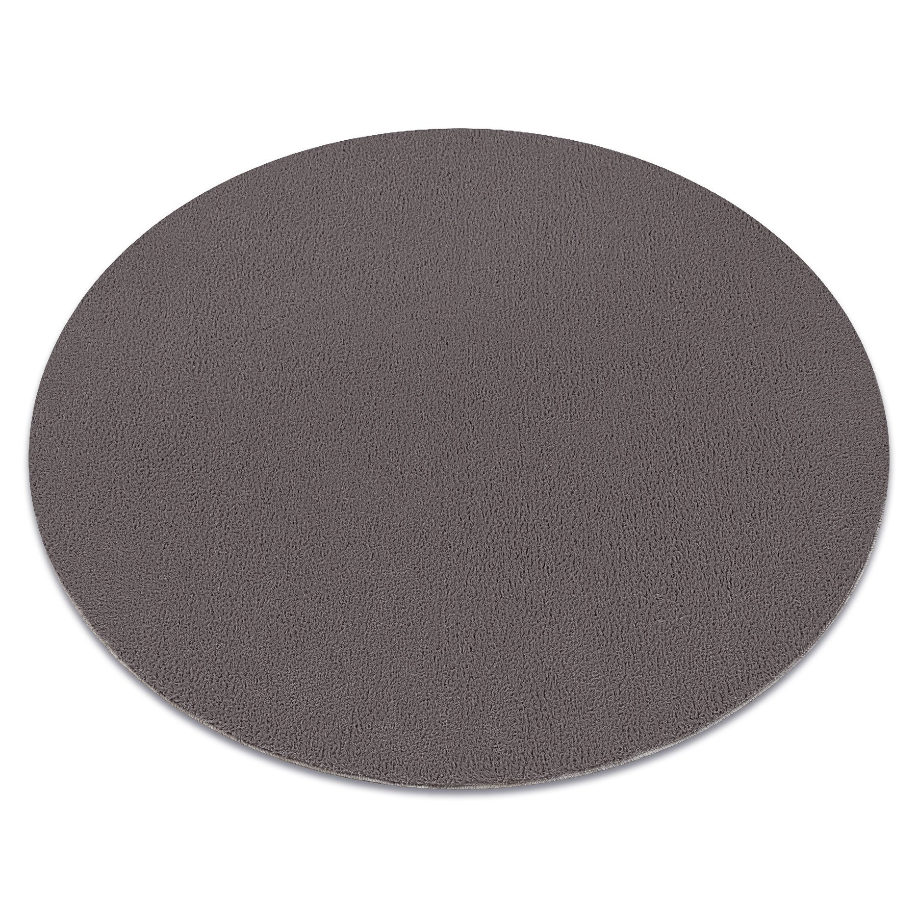 Dywan LINDO koło do prania, antypoślizgowy, Shaggy szary koło 150 cm