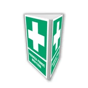 Systemy ekspozycyjne i znaki informacyjne - AF803 PIERWSZA POMOC MEDYCZNA (3D DOŚCIENNY), PS - PŁYTA PCV 1MM FOTOLUMINESCENCYJNA; (500X750MM) - miniaturka - grafika 1