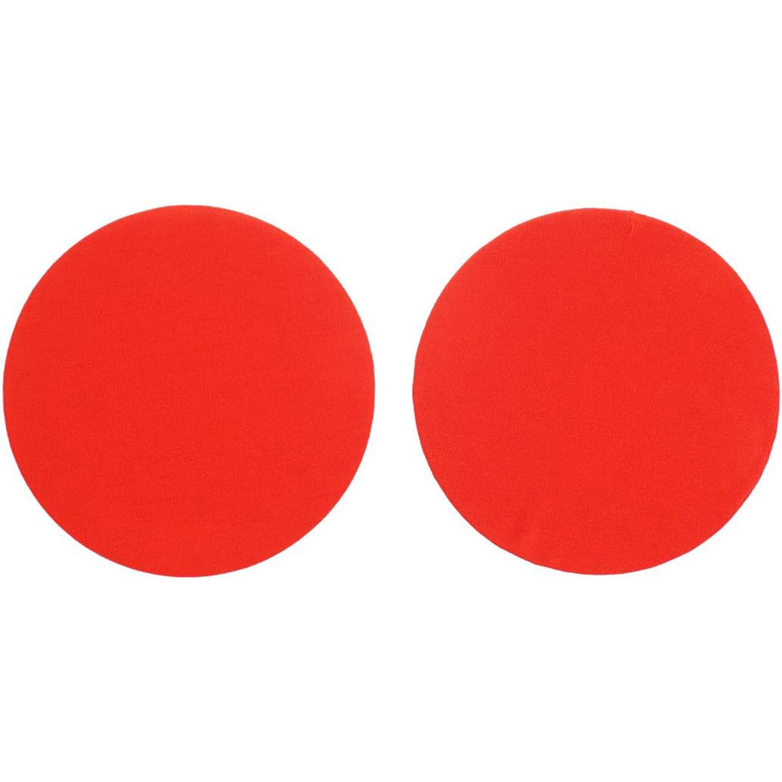 Uniwersalny pokrowiec na słuchawki ochraniacz nauszników okrągły czerwony średnica: 115 mm