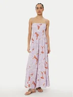 Sukienki - Maaji Sukienka letnia Wisteria Bloom Ela PT2708CLD001 Fioletowy Regular Fit - miniaturka - grafika 1