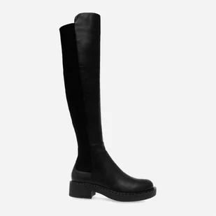 Damskie muszkieterki Steve Madden Applause Boot SM11002825-011 40 25.4 cm Czarne (8720857248159) - Kozaki damskie - miniaturka - grafika 1
