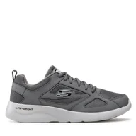Sneakersy męskie - Sneakersy Skechers Fallford 58363/CCBK Szary - miniaturka - grafika 1