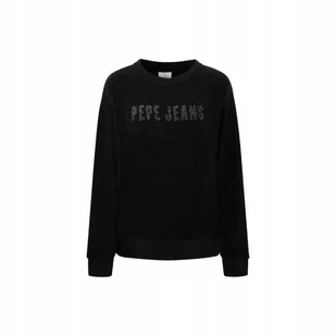 PEPE JEANS BLUZA DAMSKA CACEY FUTURE CZARNA r.XS - Bluzy damskie - miniaturka - grafika 1