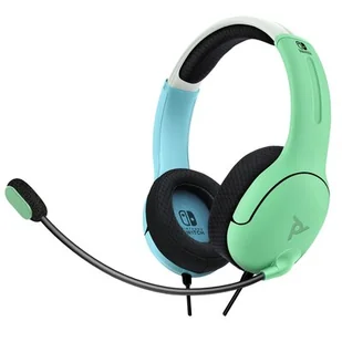 PDP LVL40 Wired Nintendo Switch niebiesko-zielony (500-162-BLGR-EU) - Słuchawki - miniaturka - grafika 1