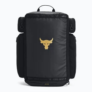 Plecak turystyczny męski Under Armour Project Rock black/black/metallic gold - Plecaki - miniaturka - grafika 1