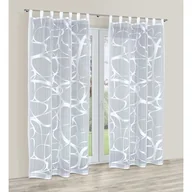 Firany - Firanka żakardowa odpasowana z wszytą taśmą marszczącą 250 x 200 cm - miniaturka - grafika 1