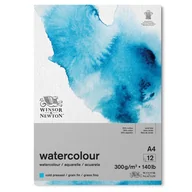 Podobrazia, bloki, papiery - Blok akwarelowy, gramatura 300 g/m2, 12 arkuszy A4,  Winsor & Newton - miniaturka - grafika 1