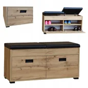 Szafki na buty - Szafka na buty z siedziskiem Półka na obuwie Regał szer.100cm Producent 411 - miniaturka - grafika 1