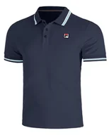 Koszulki sportowe męskie - Koszulka męska Fila Polo Piro Vintage Indigo L - miniaturka - grafika 1