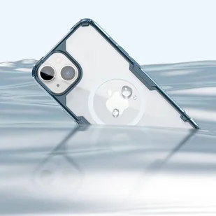 Nillkin Nature Pro Magnetic Case etui iPhone 14 magnetyczny pokrowiec MagSafe niebieski - Etui i futerały do telefonów - miniaturka - grafika 15