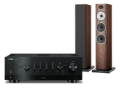 Zestawy stereo - Yamaha R-N1000A (czarny) + 704 S3 (mokka) - miniaturka - grafika 1
