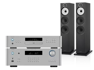 Rotel RA-1572 MkII (srebrny) + RCD-1572 MkII (srebrny) + 603 S3 (czarny) - Zestawy stereo - miniaturka - grafika 1