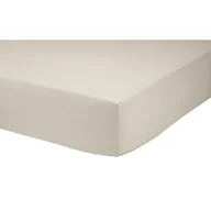 Prześcieradła - TEX Prześcieradło bawełniane 180x200 Beż - miniaturka - grafika 1