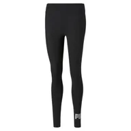 Legginsy - Legginsy damskie Puma ESS+ METALLIC czarne 84830751-XS - miniaturka - grafika 1