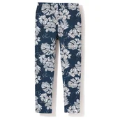 Legginsy - Legginsy bawełniane granatowe Hawaian 110 - miniaturka - grafika 1