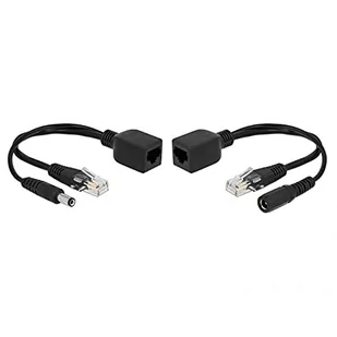 Delock POE INJECTOR PASSIVE UTP ADAPTER KIT 0.21M 5.5 X 2.5MM 66024 - Wtyczki i adaptery - miniaturka - grafika 1