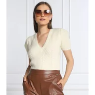 Swetry damskie - Liu Jo Sweter | Relaxed fit | z dodatkiem wełny - miniaturka - grafika 1