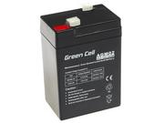 Baterie do zasilaczy awaryjnych UPS - Green Cell akumulator żelowy AGM 6V 4.5Ah AGM02 4,5Ah - miniaturka - grafika 1