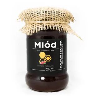 Miód Spadź Iglasta 400 g Malinowy Bartnik - Miód Miód Spadź Iglasta 400 g Malinowy Bartnik - Miód - miniaturka - grafika 1