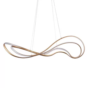 Zwieszana lampa zakręcona TWIST AZ5734 Azzardo LED 60W 3000K złoty - Lampy sufitowe - miniaturka - grafika 1
