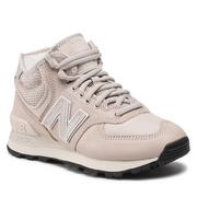 Buty sportowe damskie - Sneakersy NEW BALANCE - WH574MD2 Beżowy - miniaturka - grafika 1