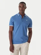 Koszulki męskie - G-Star Raw Polo Dunda D17127-5864 Brązowy Slim Fit - miniaturka - grafika 1