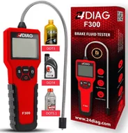 Akcesoria motoryzacyjne - 24DIAG F300 TESTER Cyfrowy Miernik Płynu Hamulcowego - miniaturka - grafika 1