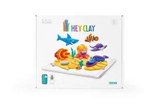 TM Toys Hey Clay Masa plastyczna Zestaw Ocean HCL18003 - Masy plastyczne - miniaturka - grafika 4