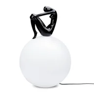 Lampy stojące - MOOSEE lampa podłogowa UOMO 35 czarna - miniaturka - grafika 1