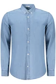 Koszule męskie - PEPE JEANS MĘSKA KOSZULA Z DŁUGIM RĘKAWEM, NIEBIESKA - miniaturka - grafika 1