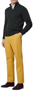 Hackett London Spodnie męskie C Chino Sanderson, Żółty (musztardowy), 38W / 34L - Spodnie męskie - miniaturka - grafika 1