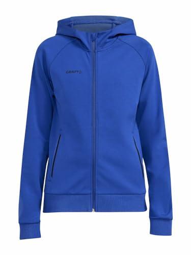 Craft CORE Soul Full Zip Hood | damska kurtka z kapturem | Club Cobolt | mieszanka bawełny i poliestru | ergonomiczne dopasowanie | kaptur ze sznurkiem | 2 kieszenie | bluza damska | bluza damska