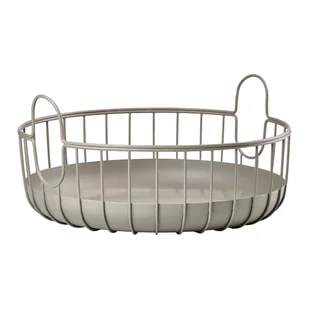 Metalowy koszyk druciany ø 38x18 cm Inu – Zone - Kosze wiklinowe - miniaturka - grafika 1