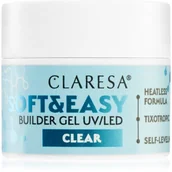 Żele do paznokci - Claresa - Żel budujący SOFT&EASY Builder Gel Clear 12 g - miniaturka - grafika 1