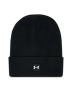 Czapki męskie - Under Armour Czapka Halftime Cuff 1373155-001 Czarny - miniaturka - grafika 1