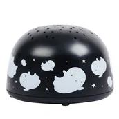 Projektory dla dzieci - A Little Lovely Company A Little Lovely Company  -  Projektor Świetlny Dobre Duszki Black - miniaturka - grafika 1