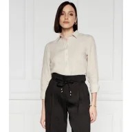 Koszule damskie - Gant Lniana koszula CHAMBRAY | Regular Fit - miniaturka - grafika 1